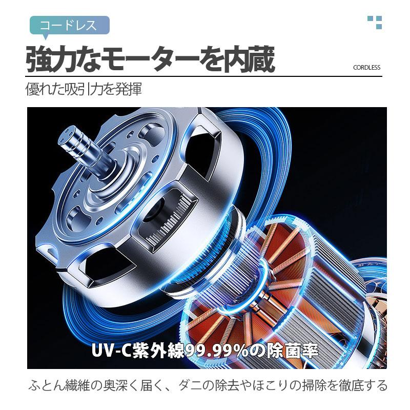 掃除機 コードレス 強力吸引 静音 軽量 3way スティッククリーナー