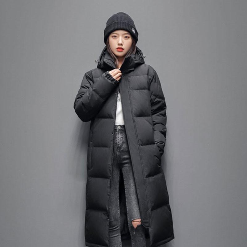 ダウンコート レディース ロング ダウン90% フード付き ダウン コート