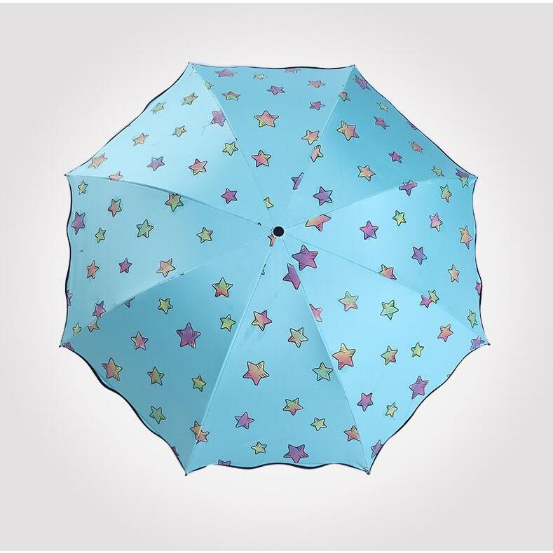 濡れると色が変わる 不思議な傘 折りたたみ日傘 晴雨兼用 オフホワイト ブラック レディース 遮光率９９ スター フルーツ ２タイプ Lb18augys14 ヴァラライ 通販 Yahoo ショッピング