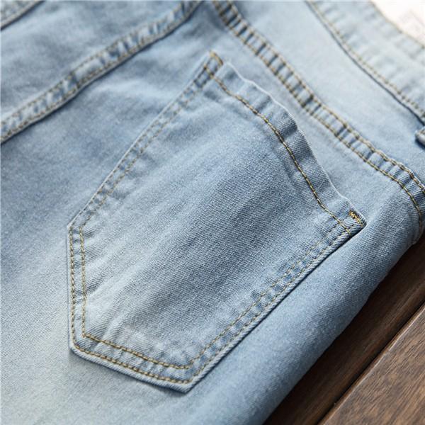 ダメージ ジーンズ メンズ デニム メンズ パンツ ホワイトライン付き 色薄いブルー 4季 綿 売り上げno1 伸縮 ストレッチ Lb19feb14nsnzk ヴァラライ 通販 Yahoo ショッピング