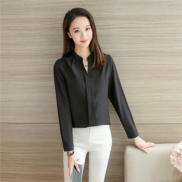 韓国ファッションホワイト シャツブラウス長袖 レディース ビジネス オフィスカジュアルトップス お洒落 人気 Ol 通勤 細身 春秋夏 着き痩せ Lk0tcxcs14 ヴァラライ 通販 Yahoo ショッピング
