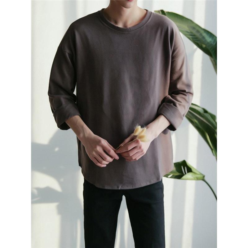 新品 無地長袖tシャツ ロンt ゆるめ メンズファション ベーシックインナー 合わせやすい 春秋コーデ お洒落 ロングtシャツ トップス Lkttx01 ヴァラライ 通販 Yahoo ショッピング