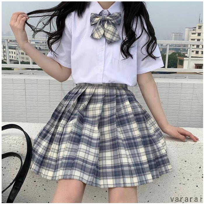 可愛め 原宿系 韓国風 新品 学生服 チェック柄 綺麗め Jk スカート 女子高校生 プリーツ レディース Lspjx0630jkdq05 ヴァラライ 通販 Yahoo ショッピング