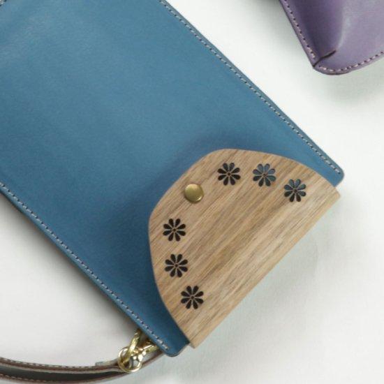 VARCO（ヴァーコ） VARCO REAL WOOD フルール スマホショルダー ポーチ 