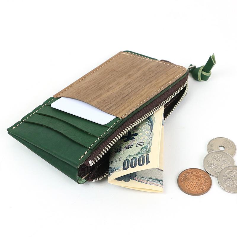 VARCO（ヴァーコ） VARCO REALWOOD フラグメントケース 財布 小さい 大容量 コインケース カードケース 小銭入れ ...