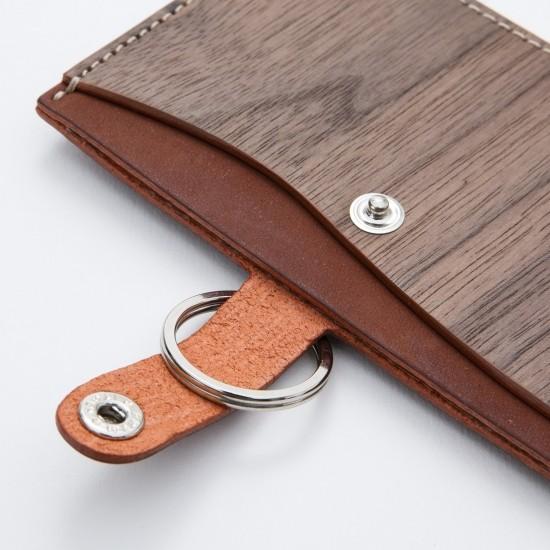 VARCO REALWOOD ID card holder IDケース IDホルダー 定期入れ パスケース メンズ レディース 本革 革 レザー 日本製｜varco-store｜04