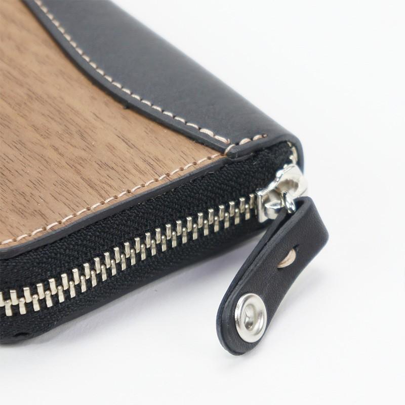 VARCO（ヴァーコ） VARCO REALWOOD Round mini wallet 財布 小さい 大 
