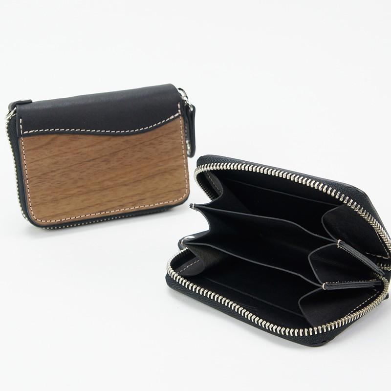 VARCO（ヴァーコ） VARCO REALWOOD Round mini wallet 財布 小さい 大 