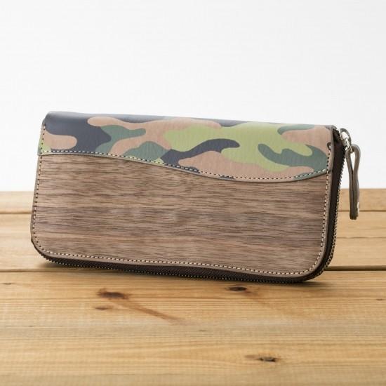 VARCO（ヴァーコ） VARCO REALWOOD Round zip wallet Design type 長 