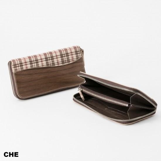 VARCO（ヴァーコ） VARCO REALWOOD Round zip wallet Design type 長