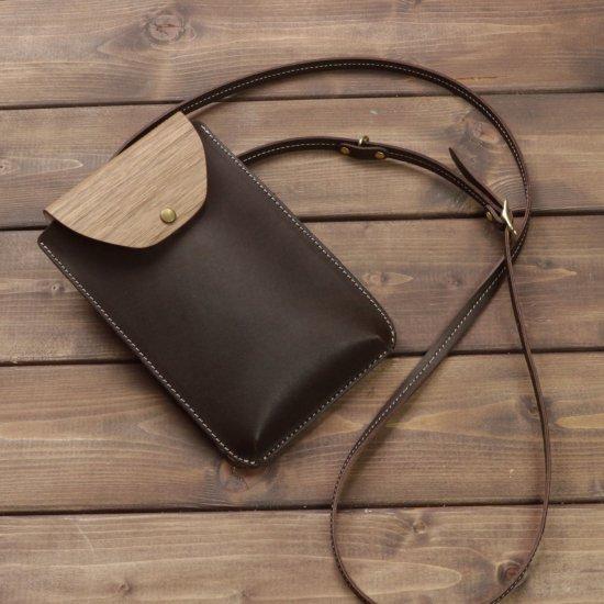 VARCO（ヴァーコ） VARCO REAL WOOD スマホショルダー ポーチ 