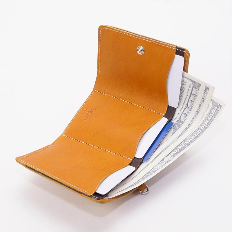 VARCO REALWOOD tri fold wallet 財布 小さい 大容量 コインケース 本革 革 レザー 日本製｜varco-store｜08