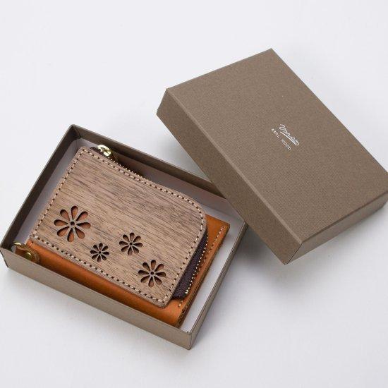 VARCO REALWOOD fleur tri fold wallet 財布 小さい 大容量 コインケース 本革 革 レザー 日本製｜varco-store｜13