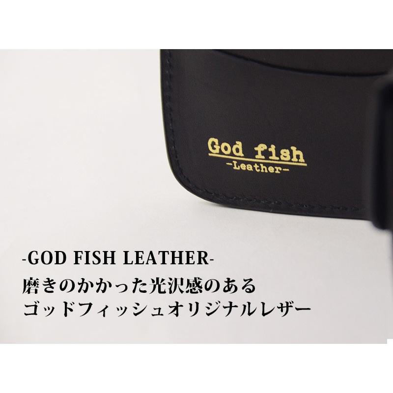 二つ折り 財布 本革 日本製 GOD FISH ゴッドフィッシュ GF-SW ショート