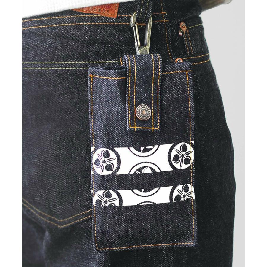 桃太郎ジーンズ デニム スマートフォンケース メンズ 岡山 ジーンズ