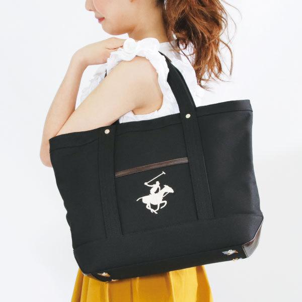 BEVERLY HILLS POLO CLUB トートバッグ BH1008N BK/BK/WH