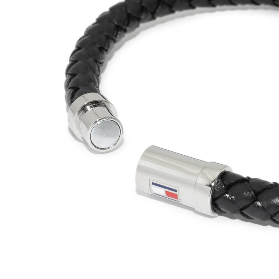 TOMMY HILFIGER ブレスレット 2790153 シルバー/ブラック メンズ