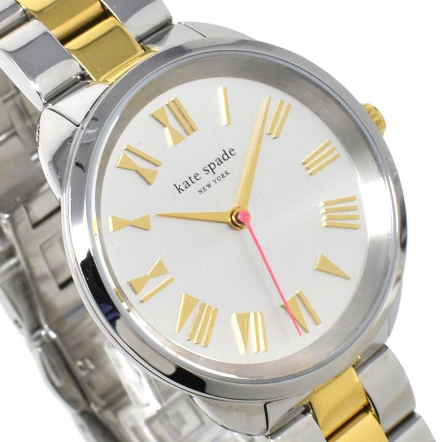 KATE SPADE 腕時計 KSW1062 CROSSTOWN SILVER/Gold 【クォーツ】 Kate Spade Crosstown Silver Dial Two-tone Ladies Watch