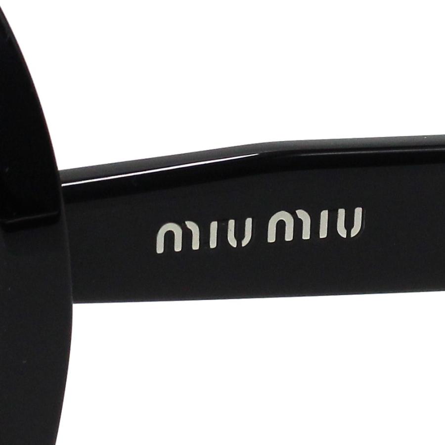 MIU MIU サングラス MU04VS 1AB0A7 53 BLACK UVカット miu MIU サングラス MU04VS 1AB0A7 53 ブラック/ブラウン