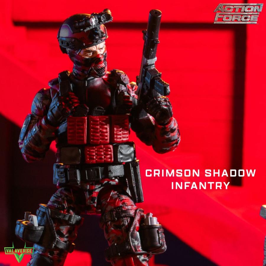 Valaverse Action Force Series 5 Crimson Shadow Infantry 6-Inch