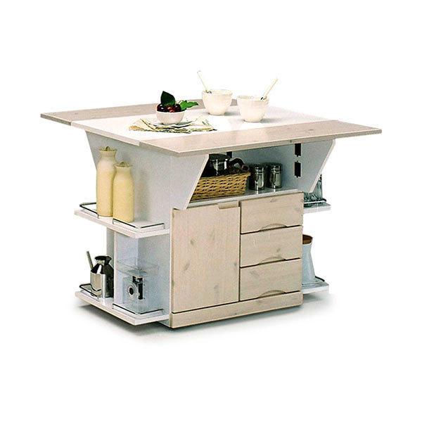 バタフライカウンター テーブル 折りたたみ 伸長 キャスター付き 幅90 キッチン 収納 木製 完成品 