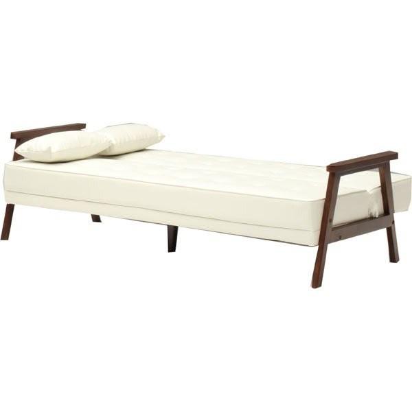 11日+5% ソファーベッド ソファベッド シングル 3人掛け 幅185 PVC