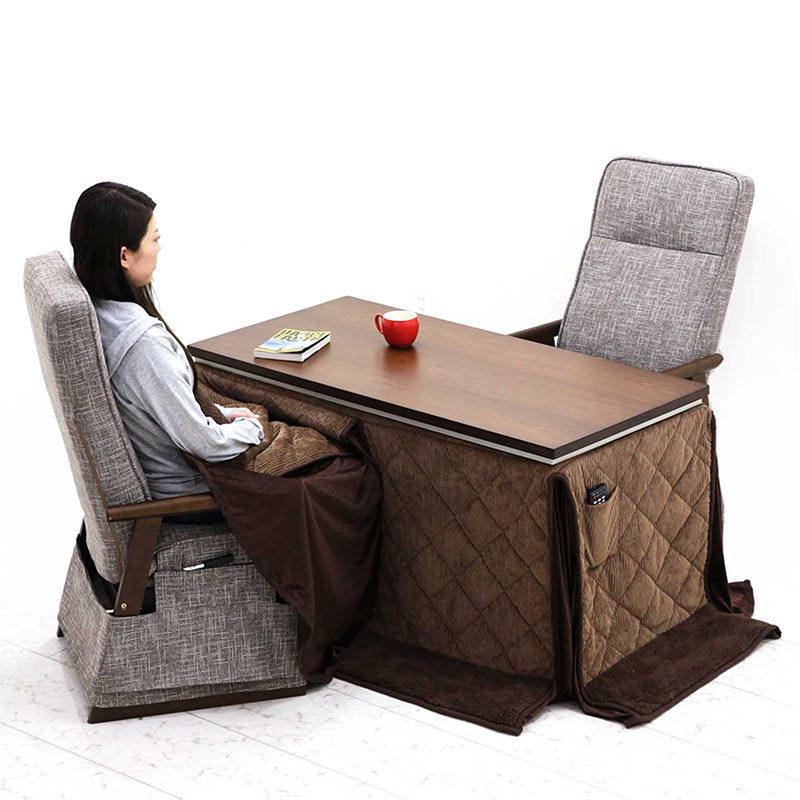 こたつテーブルセット 長方形 1 2人 こたつテーブル リクライニングチェア コタツ布団のダイニングこたつテーブルセット 高さ調節 こたつ リクライニング 家具 バリファニ インテリア雑貨 リクライニング Ku 846 99 おしゃれ 北欧風 買う 時期