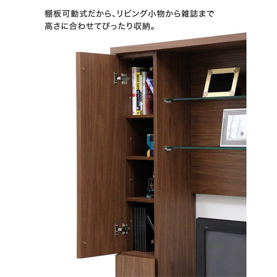 日曜日P15％ テレビ台 テレビボード ハイタイプ 高さ180 幅190 壁面 