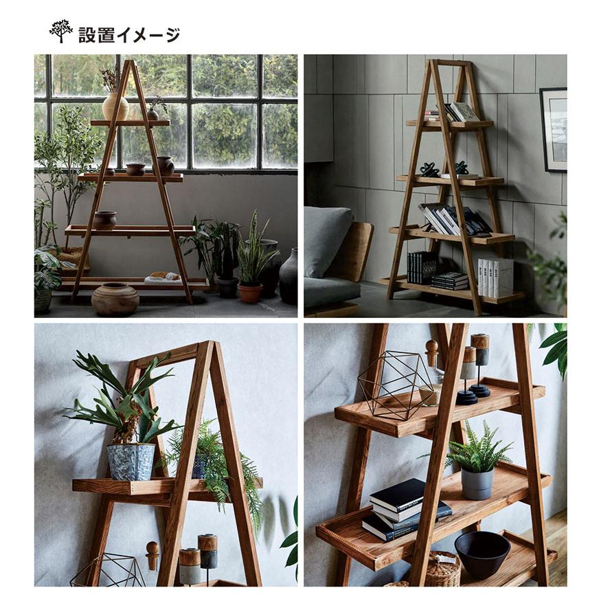 爆買 オープンラック 木製 棚 リビング収納 ディスプレイラック 120 4