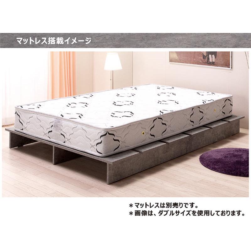 ベッド シングル クイーンフレーム ローベッド フロア シングルベッド