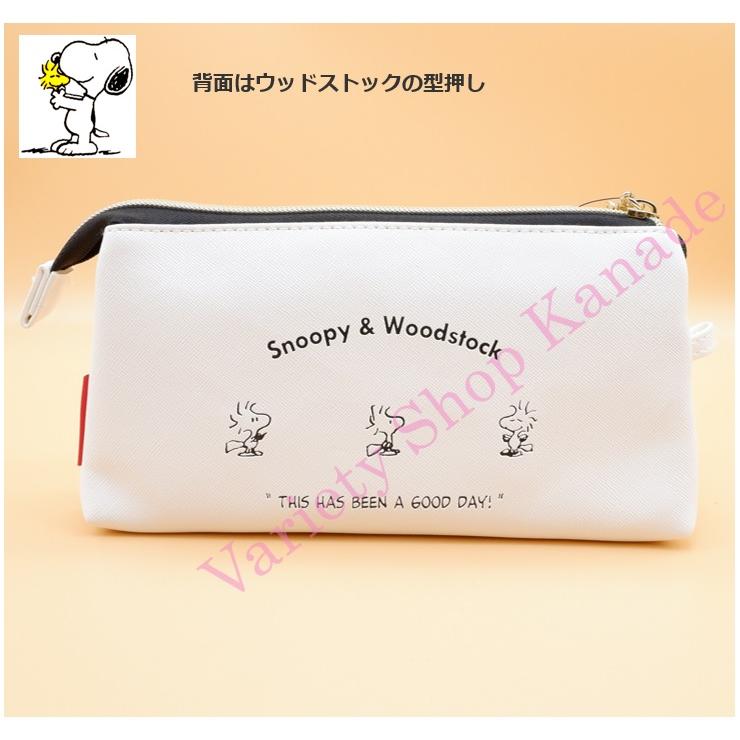 スヌーピー ウッドストック ポーチ 3ポーズ 3ポケット Pポーチ ペン