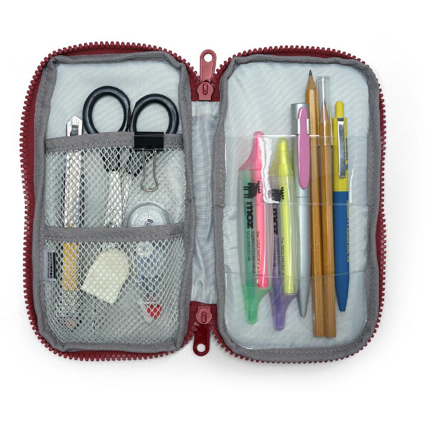 モズ MOZ マルチペンポーチ ネイビー 筆箱 ペンケース 収納 文房具