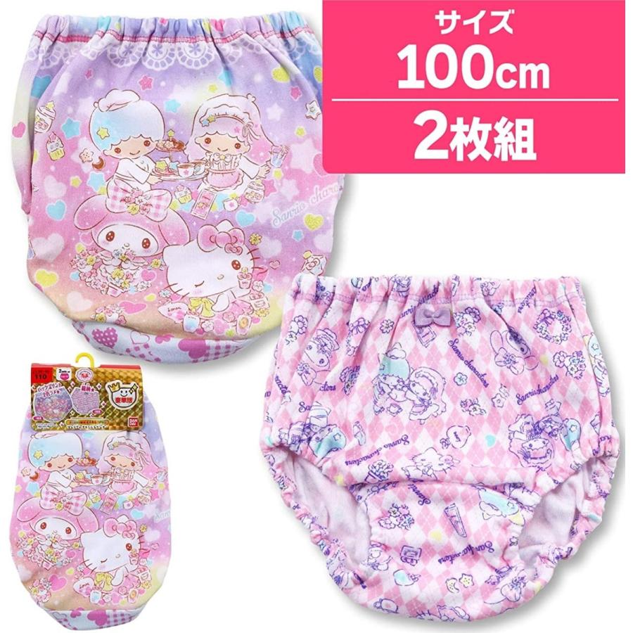 サンリオ 女の子用 パンツ キャラクターズ マイメロディー ハローキティ リトルツインスターズ 2枚組セット 100サイズ キッズ 子供 キャラクター 可愛い Z634 Variety Shop Kanade 通販 Yahoo ショッピング