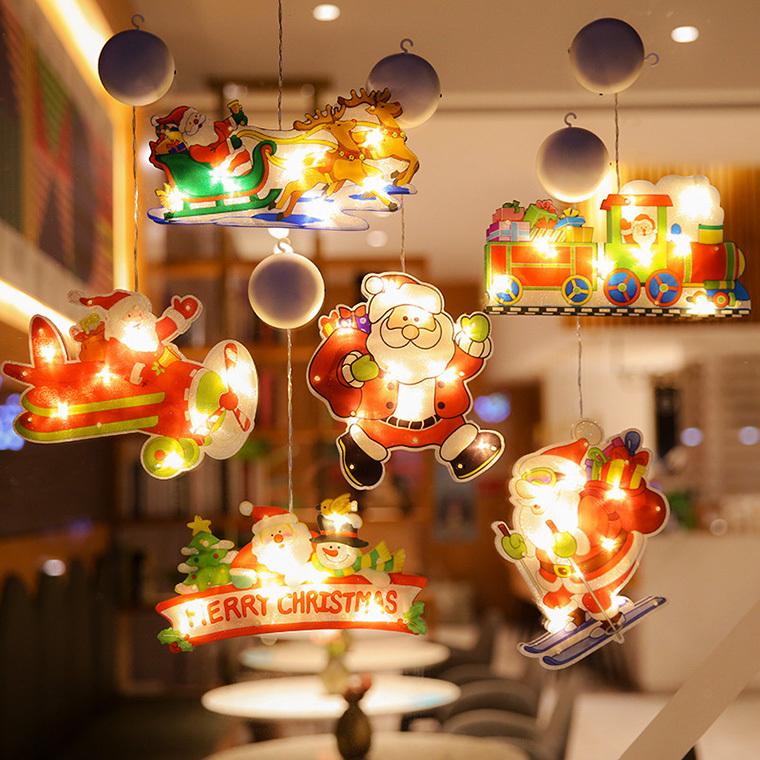 DENKO HOME（電光ホーム） クリスマス プレート サンタ モチーフ 飾り