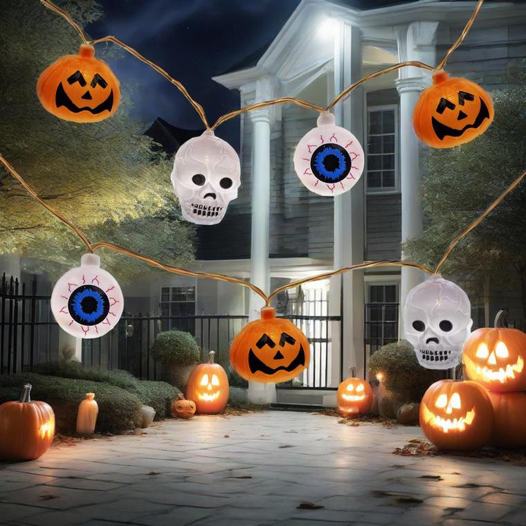 DENKO HOME（電光ホーム） ハロウィン 電飾 飾り 電池式 ハロウィン