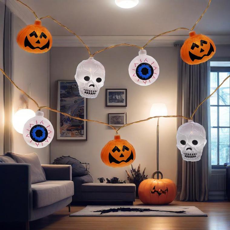 DENKO HOME（電光ホーム） ハロウィン 電飾 飾り 電池式 ハロウィン