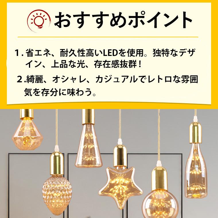 DENKO HOME（電光ホーム） エジソン電球 花形 G95HN エジソンバルブ