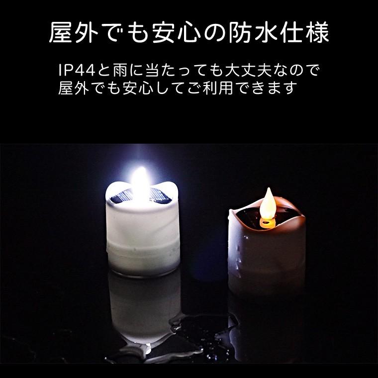 ６０個【ソーラー太陽光パネル充電式LEDキャンドル】 ① 60個【ソーラー太陽光パネル充電式LEDキャンドル】 ①