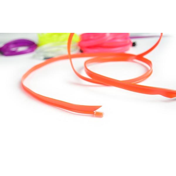 ELワイヤー フィン付 単品 直径2.3mm フィン幅8mm 1m 全10色 ネオン