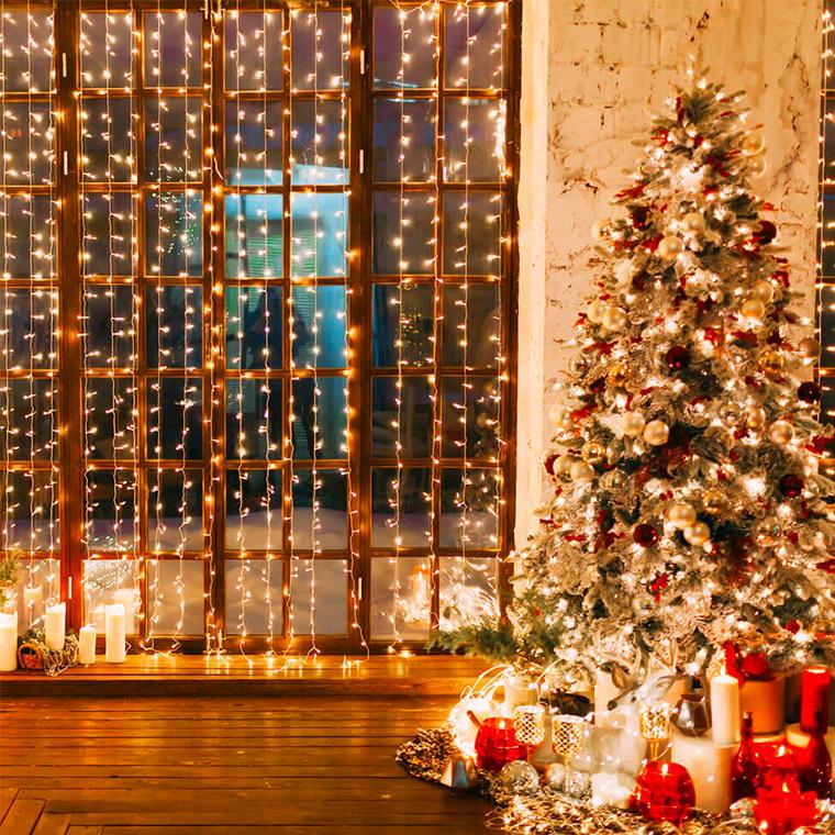 DENKO HOME（電光ホーム） ソーラー イルミネーション カーテンライト