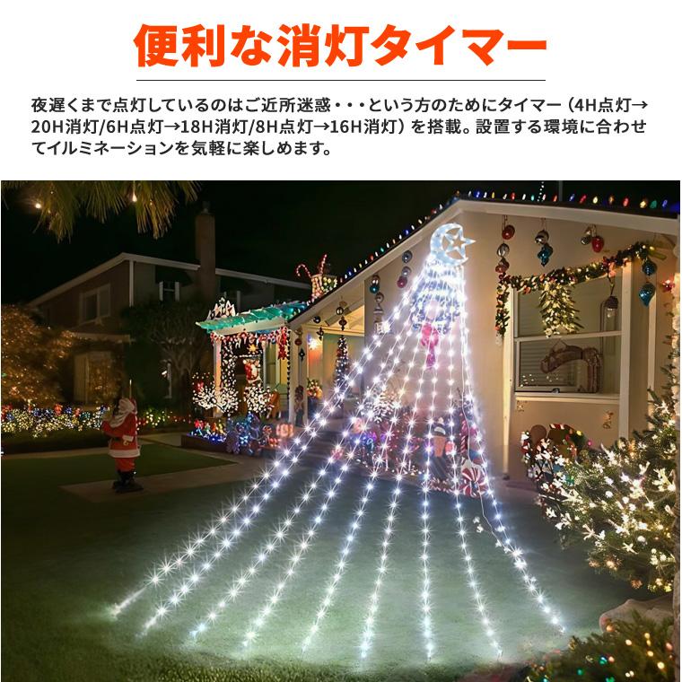 DENKO HOME（電光ホーム） イルミネーション ドレープライト ソーラー