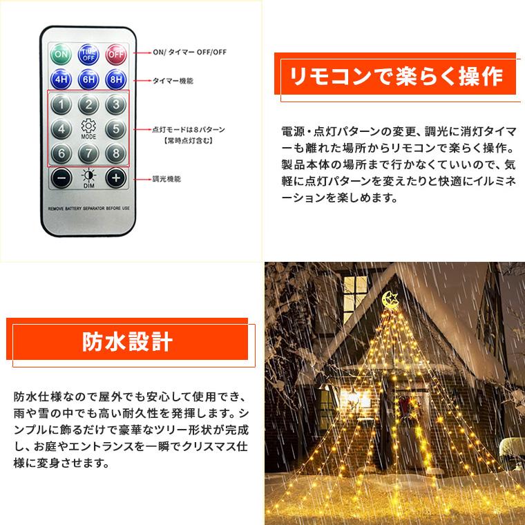 DENKO HOME（電光ホーム） イルミネーション ドレープライト ソーラー