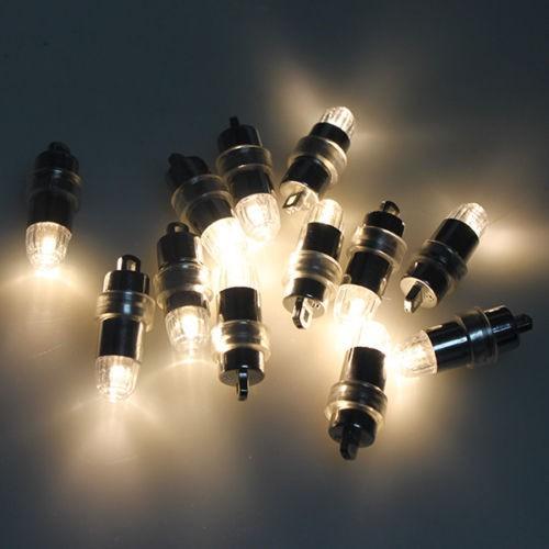 LED 汎用 ライト 全10色 電池式 光る風船 豆電球 バルーン用 ランプ