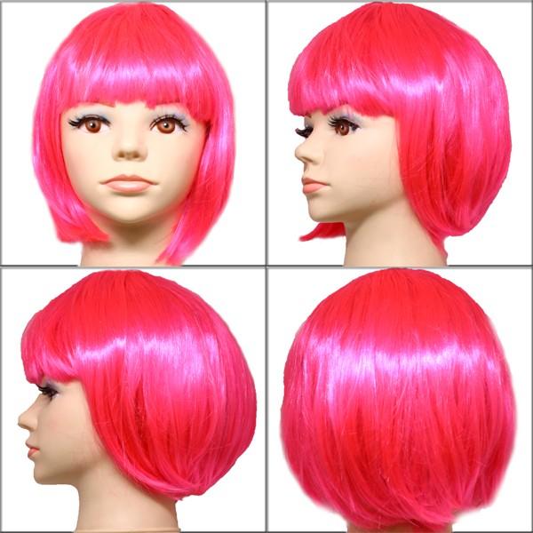 カラーウィッグ ボブ ショート 全13色 かつら 女性用 コスプレ かわいい パーティー 余興 結婚式 宴会 衣装 小物 フェス Kmktr0617 バラエティ本舗 通販 Yahoo ショッピング