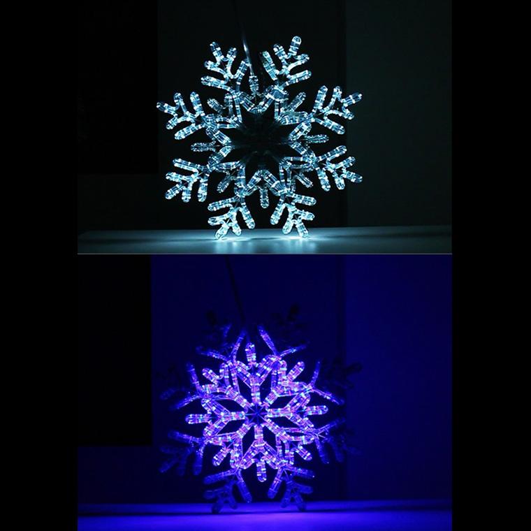 DENKO HOME（電光ホーム） イルミネーション モチーフ ライト 雪 63cm