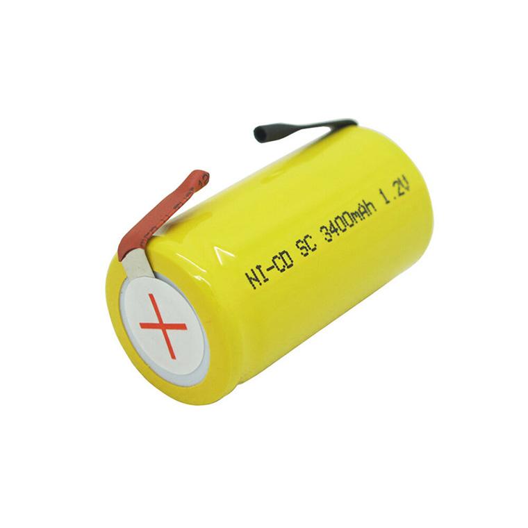 ニッケルカドミウム電池 NI-CD SC3400mAh 高品質 ニッカド充電池 1.2V
