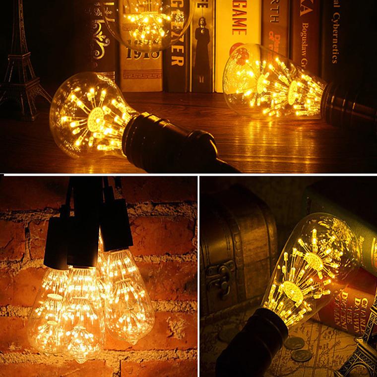 DENKO HOME（電光ホーム） エジソン電球 エジソンバルブ 花形 ST64