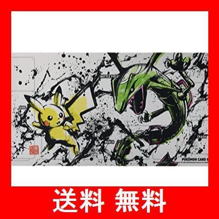 公式の ポケモンセンターオリジナル ポケモンカードゲーム ラバープレイマット 墨絵列伝 ピカチュウレックウザ その他