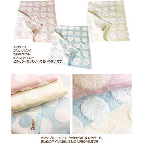 送料0円 キッチン家電 ブランド タオルの萩原商品カラー イエロー タオルの萩原 今治 タオル 水玉 ガーゼ フェイスタオル 3枚組 ガーゼ 無撚糸 Mizutama Ft3p イエロー Www Threeriversofs Com