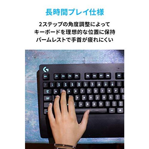 セール最安値 Logicool G ロジクール G ゲーミングキーボード 有線 G213r パームレスト 日本語配列 独自のMech-domeスイッチ キーボード
